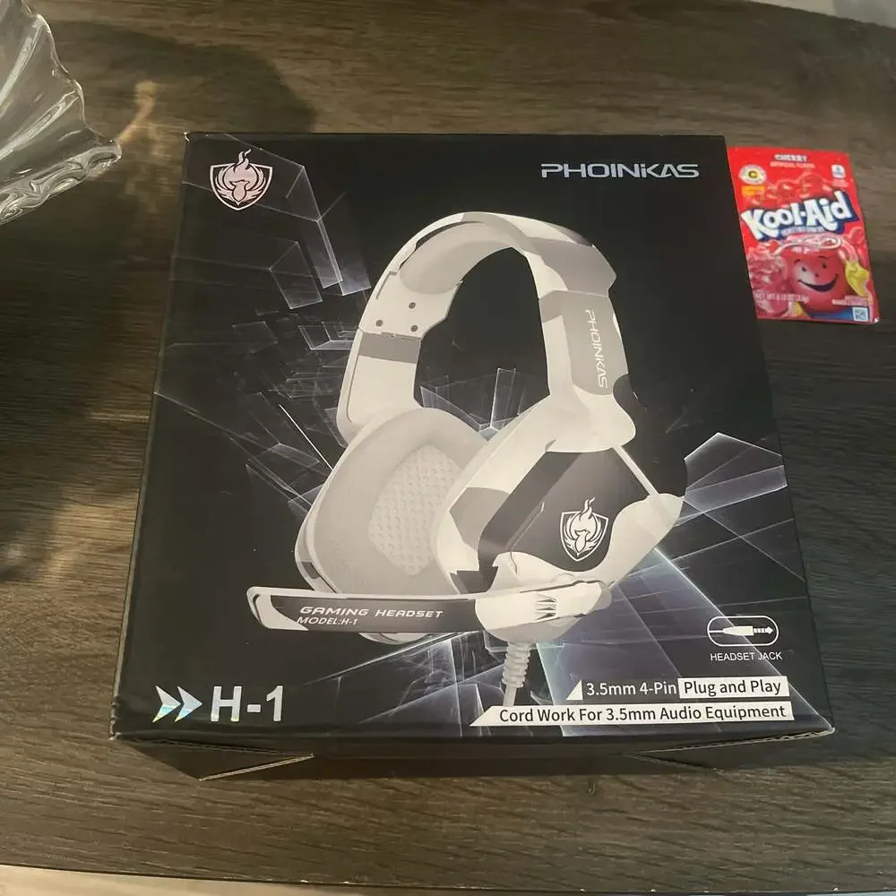 PHOINIKAS H1 Gaming Headset for PS4 Xbox One PC Camo